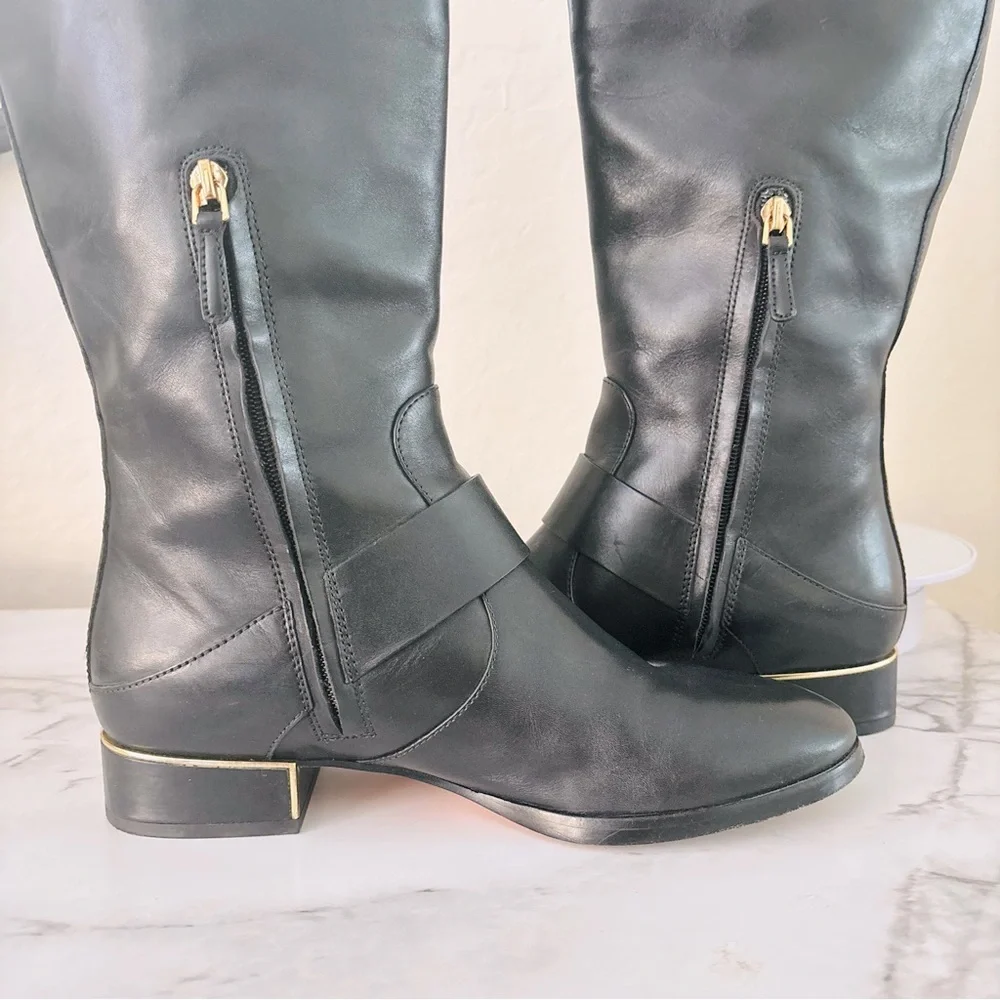 Tory Burch Sofia Tall Riding Boots Size 8.5 M‎